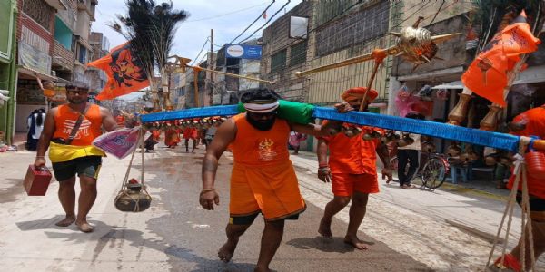 श्रावणी मेले के पहले दिन सुल्तानगंज में उमड़ा आस्था का जनसैलाब, 