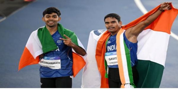 राष्ट्रमंडल खेल 2026: दिलीप गावित ने जीता स्वर्ण, मोहम्मद बासिल को रजत