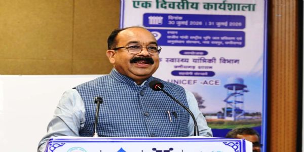 जलापूर्ति योजनाओं के दीर्घकालीन सुचारू संचालन के लिए जल संचय और जल संरक्षण जरूरी : अरुण साव