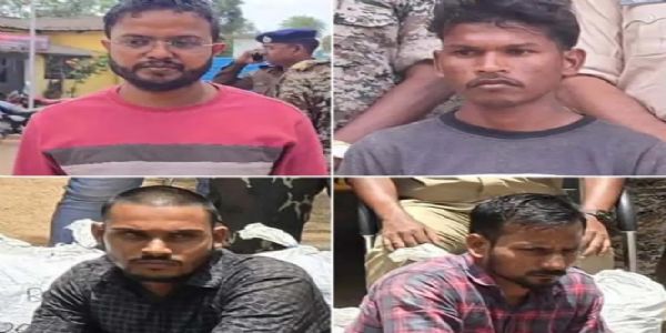गांजा तस्करी के चार आरोपियाें को 10-10 वर्ष का सश्रम कारावास व एक-एक लाख का अर्थदंड