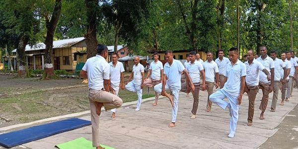 एसएसबी प्रथम वाहिनी के जवानों के लिए 100 दिवसीय योग