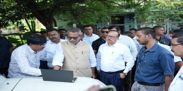 जीएमसीएच के नए भवन निर्माण कार्य का स्वास्थ्य मंत्री ने किया निरीक्षण