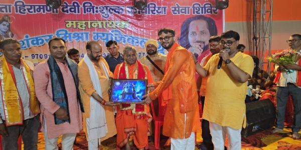 निःशुल्क कांवरिया सेवा शिविर का बाबूलाल मरांडी ने किया शुभारंभ