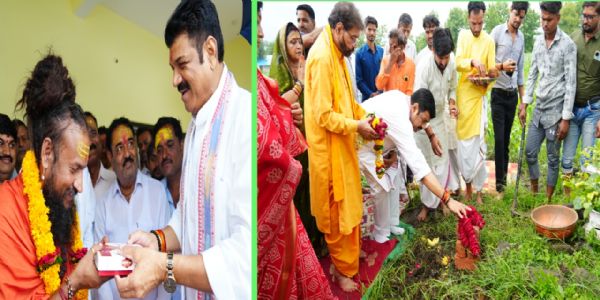 सागर: मंत्री राजपूत गौशाला पहुंचे, सांवरे सरकार एवं बंजारी माता के दर्शन कर मंदिर निर्माण का किया भूमिपूजन
