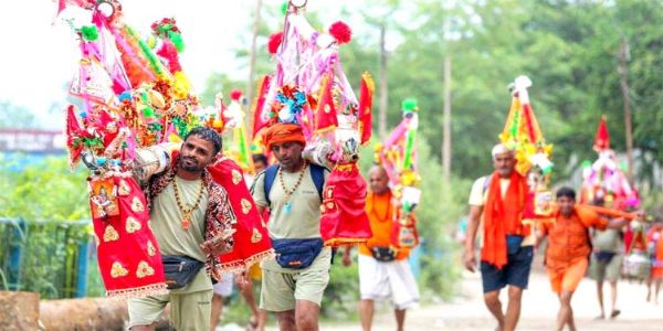 कांवड़ मेले के दूसरे दिन भी शिवभक्तों का आगमन जारी
