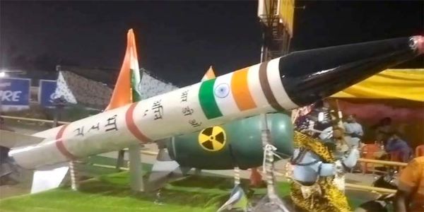 अग्नि-5 थीम की कांवड़ बनी आकर्षण का केंद्र