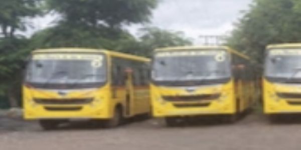 जबलपुरः भेड़ाघाट के लिटिल हार्ट स्कूल में आरटीओ की कार्रवाई, फिटनेस विहीन बस जब्त