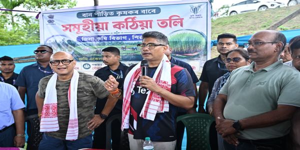 बाढ़ प्रभावित परिवारों के पुनर्वास को सर्वोच्च प्राथमिकता : पीयूष हजारिका