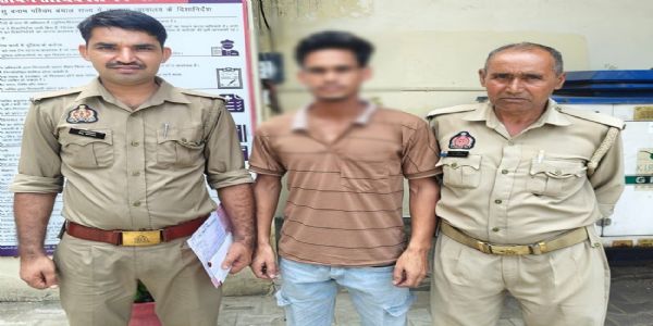 दुष्कर्म का आरोपित गिरफ्तार