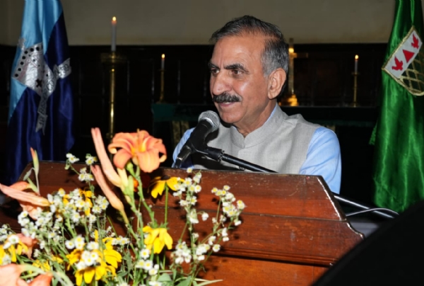 मुख्यमंत्री सुक्खू सम्बोधित करते हुए मुख्यमंत्री सुक्खू सम्बोधित करते हुए