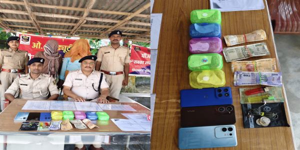पौआखाली पुलिस ने 516.81 ग्राम स्मैक के साथ दो तस्कर को किया गिरफ्तार