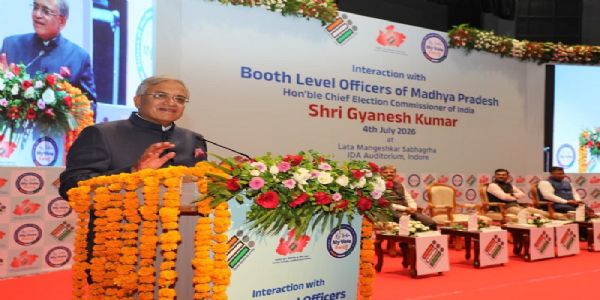 मुख्य निर्वाचन आयुक्त ने की मप्र में हुए मतदाता सूची के विशेष गहन पुनरीक्षण कार्य की सराहना