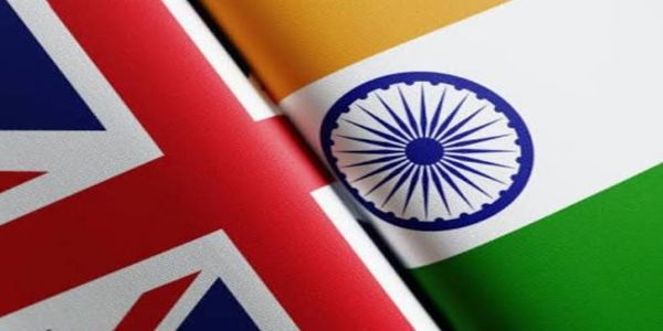 भारत-ब्रिटेन के लोगो का प्रतीकात्मक चित्र