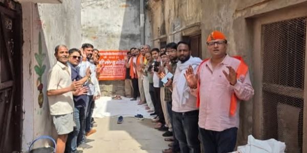 प्रधानमंत्री की सांसद निधि से हो रहा संकरी गलियों का भी विकास - विधायक