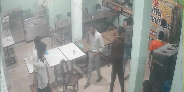 भोपाल के होटल में तलवार-चाकू लेकर घुसे बदमाश, शेफ व कर्मचारियों से मारपीट, सीसीटीवी में कैद हुई वारदात
