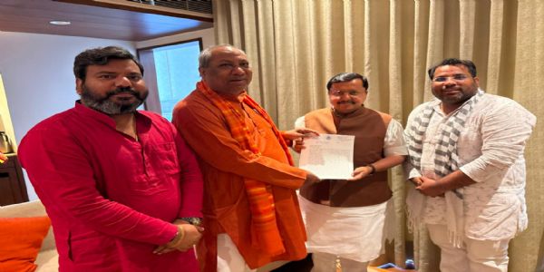 भाजपा अध्यक्ष नितिन नवीन से मिले निषाद पार्टी अध्यक्ष डॉ. संजय निषाद, मछुआ समाज से जुड़े मुद्दों पर की चर्चा