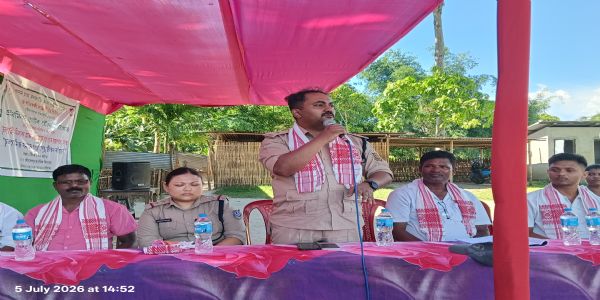 ढेकियाजुली के रौनतपुर में नशा के विरूद्ध जागरूकता सभा आयोजित