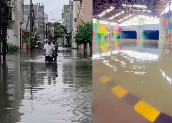 रायपुर में बारिश से सड़काें एवं रेलवे अंडरब्रीज पर भरा पानी रायपुर में बारिश से सड़काें एवं रेलवे अंडरब्रीज पर भरा पानी