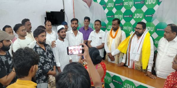 बिहार राज्य खाद्य आयोग के अध्यक्ष का किया स्वागत
