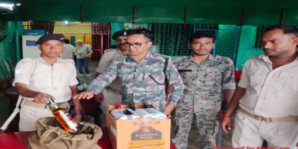 उत्पाद विभाग की छापेमारी में अवैध विदेशी शराब बरामद, एक अभियुक्त गिरफ्तार