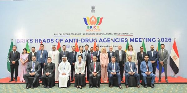 Image of the BRICS Heads of Anti-Drug Agencies During the Meeting in Guwahati. Image of the BRICS Heads of Anti-Drug Agencies During the Meeting in Guwahati.