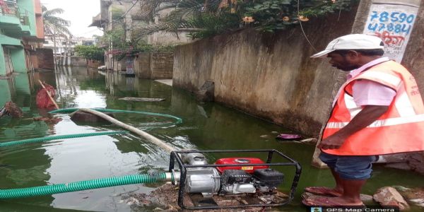 रांची नगर निगम ने 14 स्थानों की जल जमाव समस्या का निवारण किया