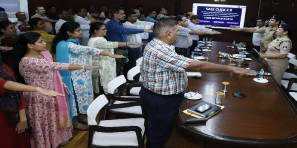 जबलपुर : शक्ति भवन में साइबर सुरक्षा पर जागरूकता सत्र, कर्मचारियों को डिजिटल ठगी से बचाव के बताए उपाय