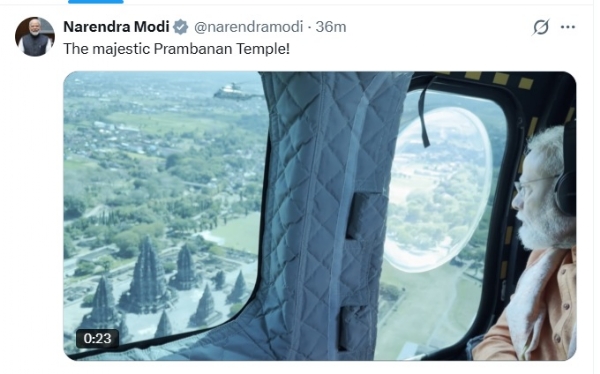 प्रधानमंत्री नरेन्द्र मोदी की एक्स पोस्ट।