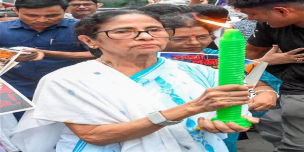 कालीघाट में तृणमूल की रैली के दौरान कार्यकर्ता को थप्पड़ मारती दिखीं ममता बनर्जी, वीडियो वायरल