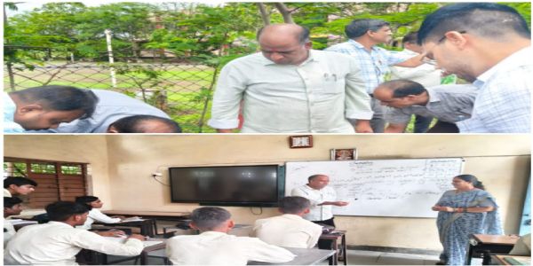 राजगढ़ः कलेक्टर ने पौधरोपण कर विद्यार्थियों को पर्यावरण संरक्षण के लिए किया प्रेरित