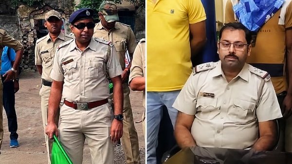 एनकाउंटर करने वाले दोनों पुलिस अधिकारी एनकाउंटर करने वाले दोनों पुलिस अधिकारी