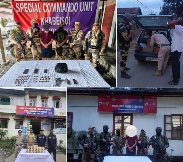 The Images Related to the Manipur Operations.