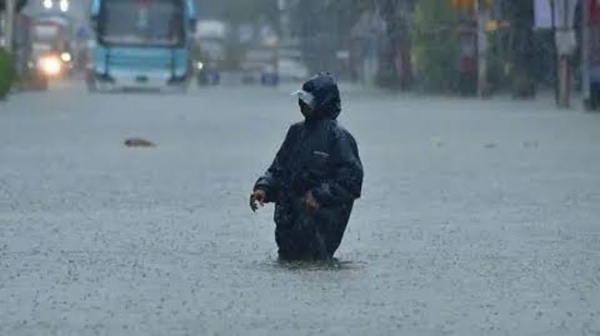 फोटो: भारी बारिश का दृश्य
