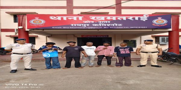 रायपुर : चाकू की नोक पर लूट की दो वारदातों का खुलासा, छह आरोपित गिरफ्तार