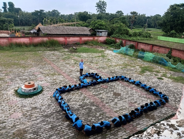 अररिया फोटो:मानव श्रृंखला