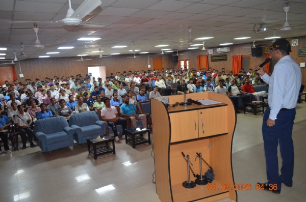 NCC cadets were provided with detailed information regarding the medical standards for recruitment into the defense services. NCC cadets were provided with detailed information regarding the medical standards for recruitment into the defense services.