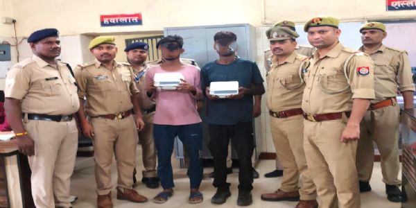 ट्रेनों में मोबाइल चोरी करने वाले दो आरोपित गिरफ्तार, 3.50 लाख के मोबाइल बरामद