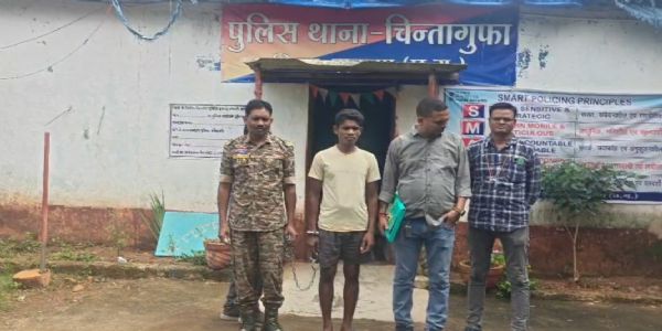 सुकमा : जमीनी विवाद में बड़े भाई की हत्या का आराेपित गिरफ्तार, हत्या में प्रयुक्त टंगिया बरामद