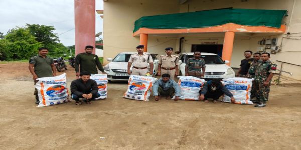 सुकमा : 68 किलो गांजा के साथ कर्नाटक के तीन अंतर्राज्यीय तस्कर गिरफ्तार