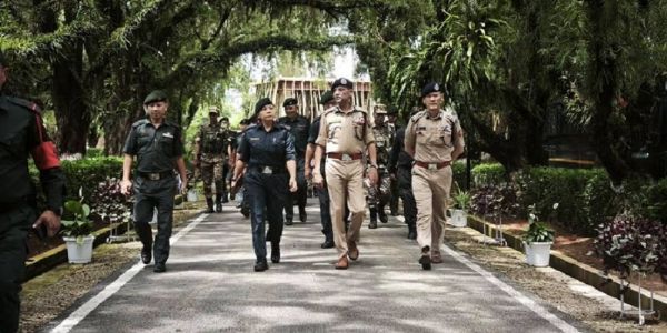 मणिपुर डीजीपी ने द्वितीय मणिपुर राइफल्स बटालियन का किया निरीक्षण