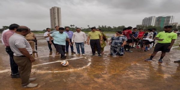 विरार में जिला स्तरीय सुब्रतो मुखर्जी फुटबॉल प्रतियोगिता का शुभारंभ, 86 टीमें ले रहीं हिस्सा