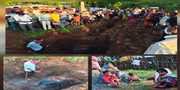 पाइपलाइन का काम कर रहा मजदूर जिंदा मिट्टी में दबा, चार दिन बाद खुदाई में मिला शव