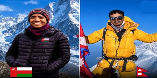 हिमस्खलन में जान गंवाने वाले पर्वतारोही ओमान की नादिरा अहमद अब्दुल्ला अल हरथी और नेपाल के पुर बहादुर गुरुंग (फाइल फाेटाे) हिमस्खलन में जान गंवाने वाले पर्वतारोही ओमान की नादिरा अहमद अब्दुल्ला अल हरथी और नेपाल के पुर बहादुर गुरुंग (फाइल फाेटाे)