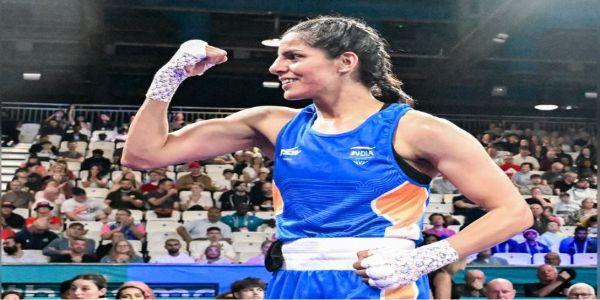 राष्ट्रमंडल खेल 2026: साक्षी चौधरी ने जीता महिला 51 किग्रा मुक्केबाजी का स्वर्ण राष्ट्रमंडल खेल 2026: साक्षी चौधरी ने जीता महिला 51 किग्रा मुक्केबाजी का स्वर्ण