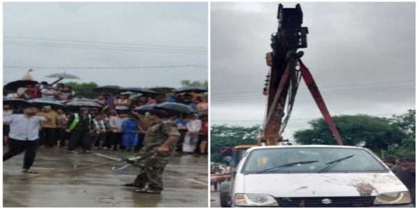 , 7 की मौत, दो ने तैरकर बचाई जान, दो लापता