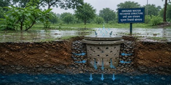 देश में भूजल रिचार्ज दोहन से ज्यादा, दो करोड़ से ज्यादा जल संरक्षण और भूजल रिचार्ज के काम, 69 हजार अमृत सरोवर बने