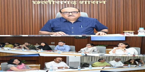 मुख्य सचिव ने यूनिसेफ और विभिन्न विभागों के अधिकारियों की ली संयुक्त बैठक