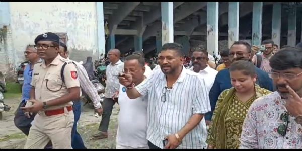 मंत्री शंकर घोष ने मेला ग्राउंड में नए पार्किंग ज़ोन का किया उद्घाटन
