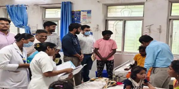 बालाघाट पहुंची जबलपुर की टीम जांच करते हुए बालाघाट पहुंची जबलपुर की टीम जांच करते हुए