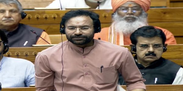लोकसभा में विधयेक पर चर्चा का जवाब देते कोयला एवं खान मंत्री जी. किशन रेड्डी लोकसभा में विधयेक पर चर्चा का जवाब देते कोयला एवं खान मंत्री जी. किशन रेड्डी